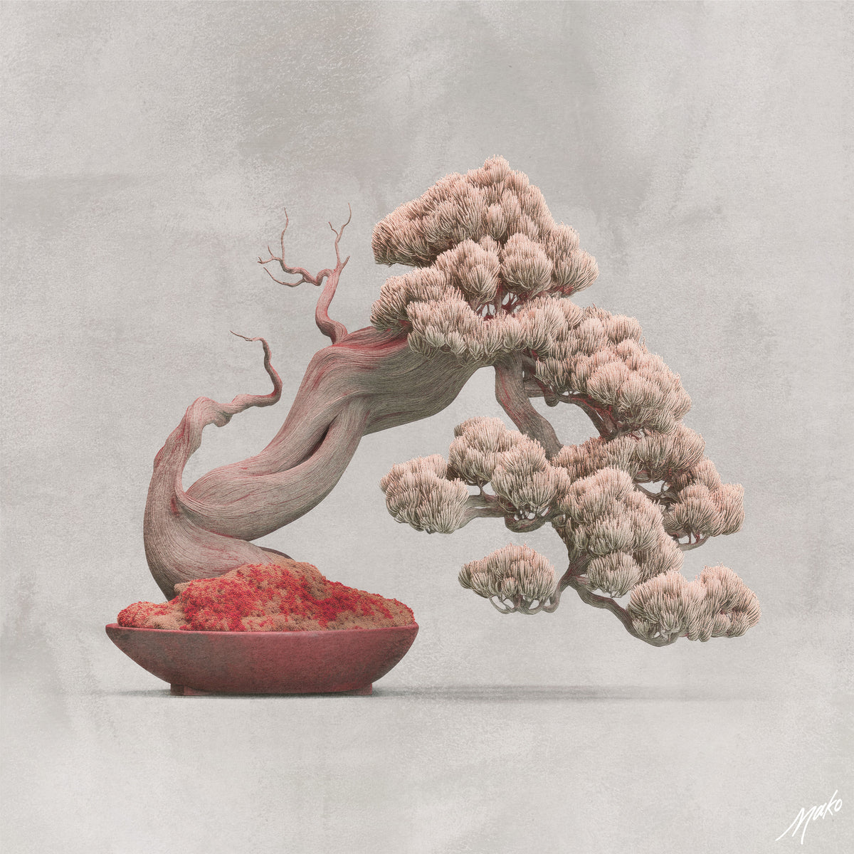 Crimson Moss by Mako