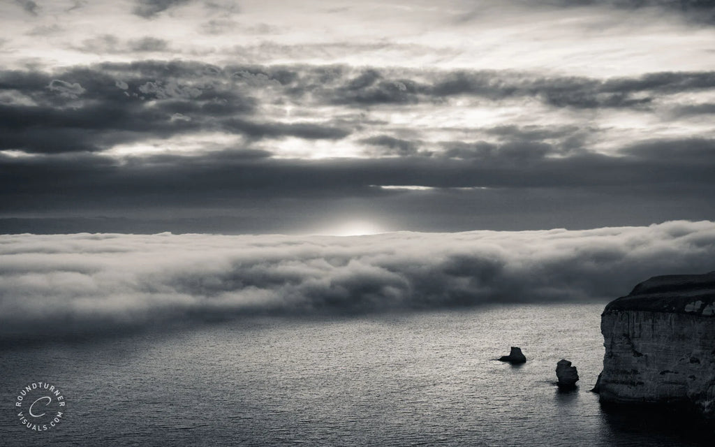 Sea, Sunset, Mist by Charlie Round-Turner