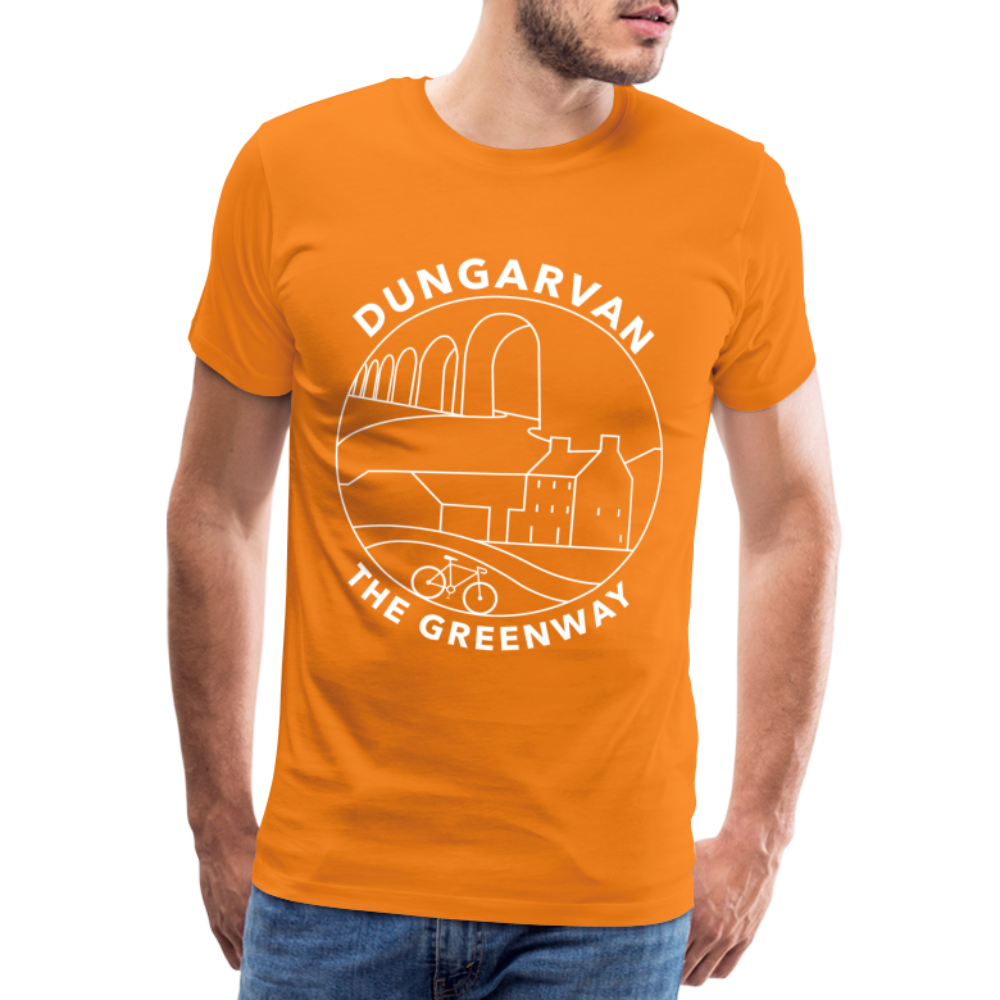 Dungarvan - The Greenway Men's Premium T-Shirt - orange
