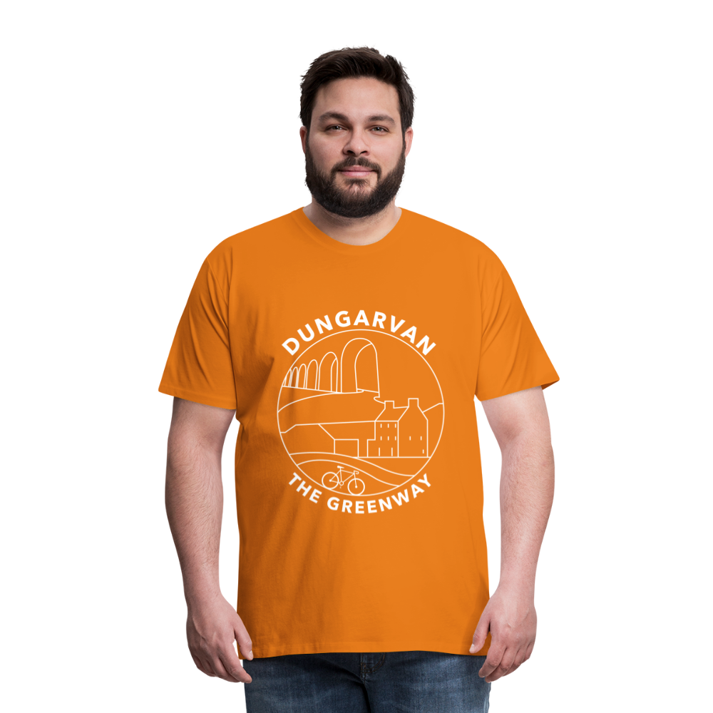 Dungarvan - The Greenway Men's Premium T-Shirt - orange