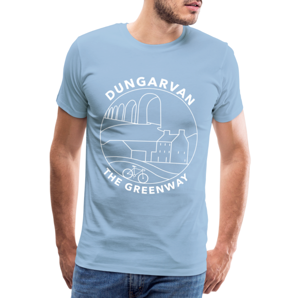 Dungarvan - The Greenway Men's Premium T-Shirt - sky