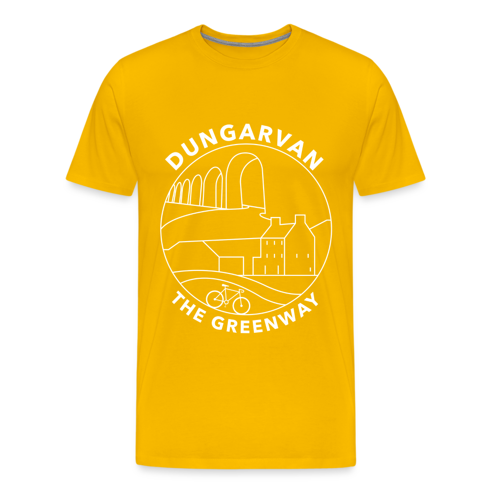 Dungarvan - The Greenway Men's Premium T-Shirt - sun yellow