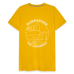 Dungarvan - The Greenway Men's Premium T-Shirt - sun yellow