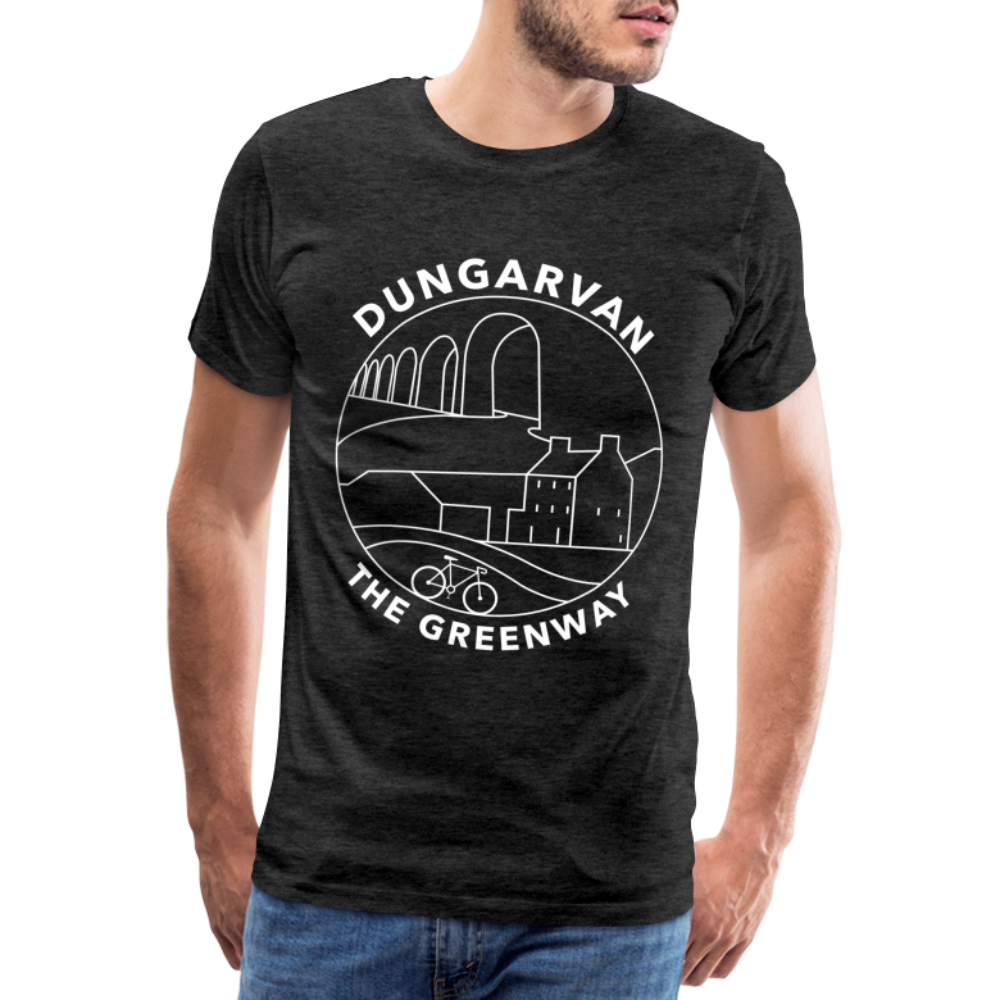 Dungarvan - The Greenway Men's Premium T-Shirt - charcoal grey