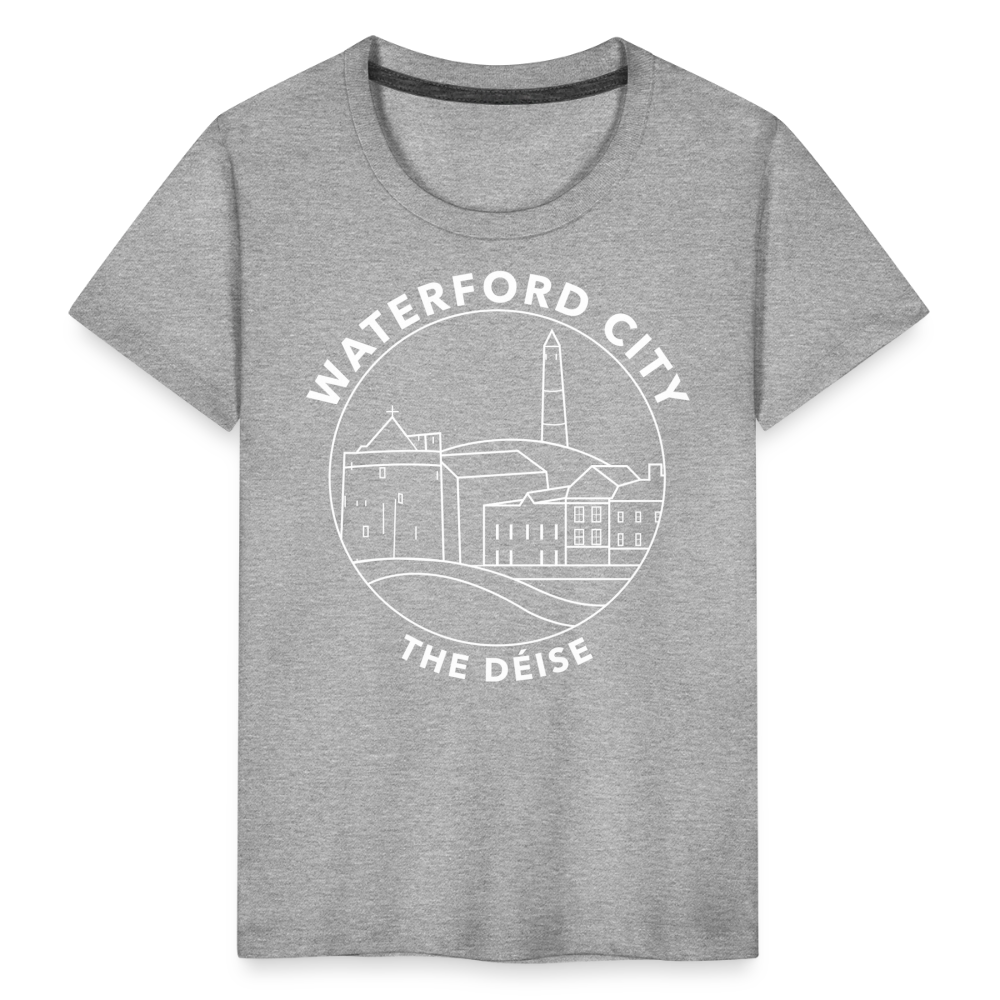 WATERFORD CITY The Deise Kids' Premium T-Shirt - heather grey