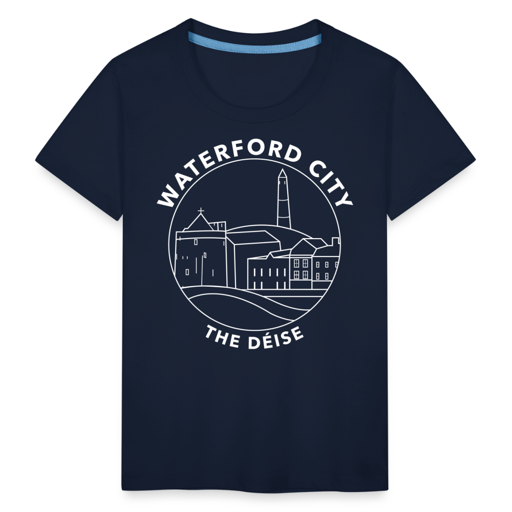 WATERFORD CITY The Deise Kids' Premium T-Shirt - navy