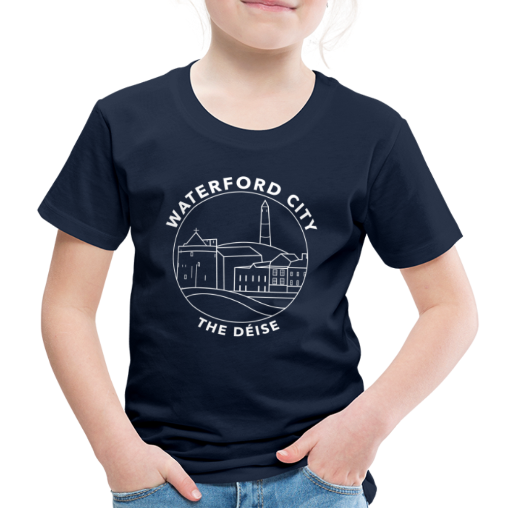 WATERFORD CITY The Deise Kids' Premium T-Shirt - navy