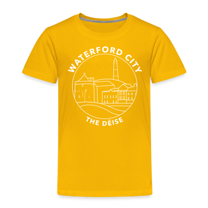 WATERFORD CITY The Deise Kids' Premium T-Shirt - sun yellow