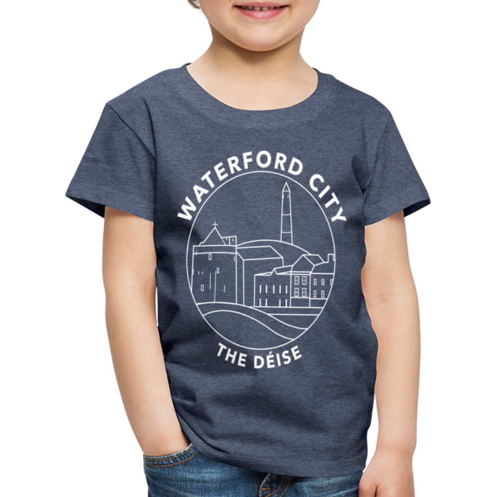 WATERFORD CITY The Deise Kids' Premium T-Shirt - heather blue