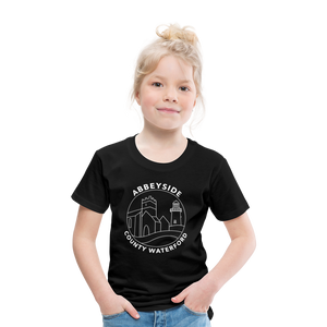 ABBEYSIDE Waterford Kids' Premium T-Shirt - black