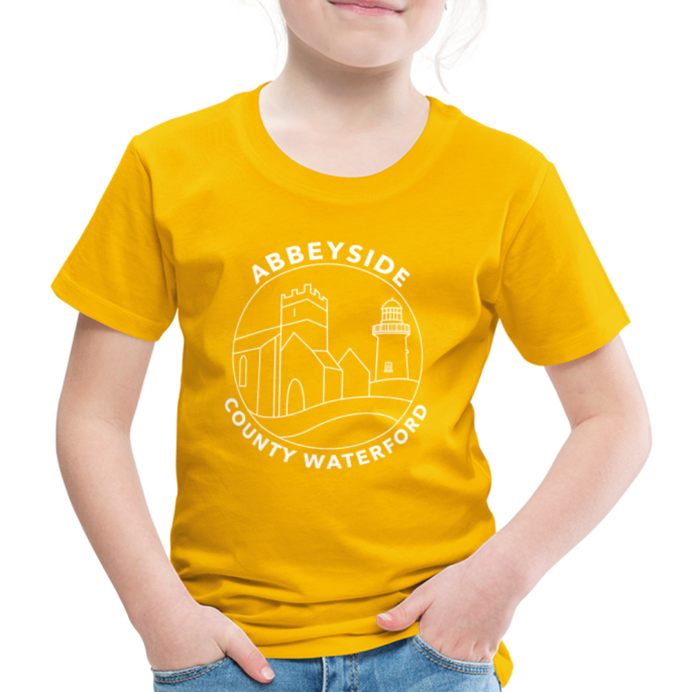 ABBEYSIDE Waterford Kids' Premium T-Shirt - sun yellow