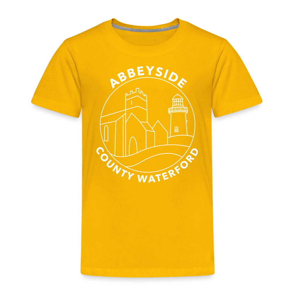 ABBEYSIDE Waterford Kids' Premium T-Shirt - sun yellow