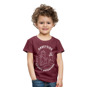 ABBEYSIDE Waterford Kids' Premium T-Shirt - heather burgundy