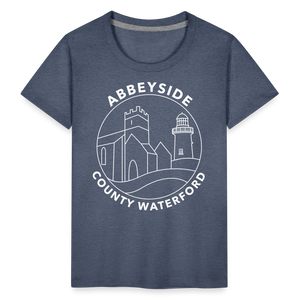 ABBEYSIDE Waterford Kids' Premium T-Shirt - heather blue