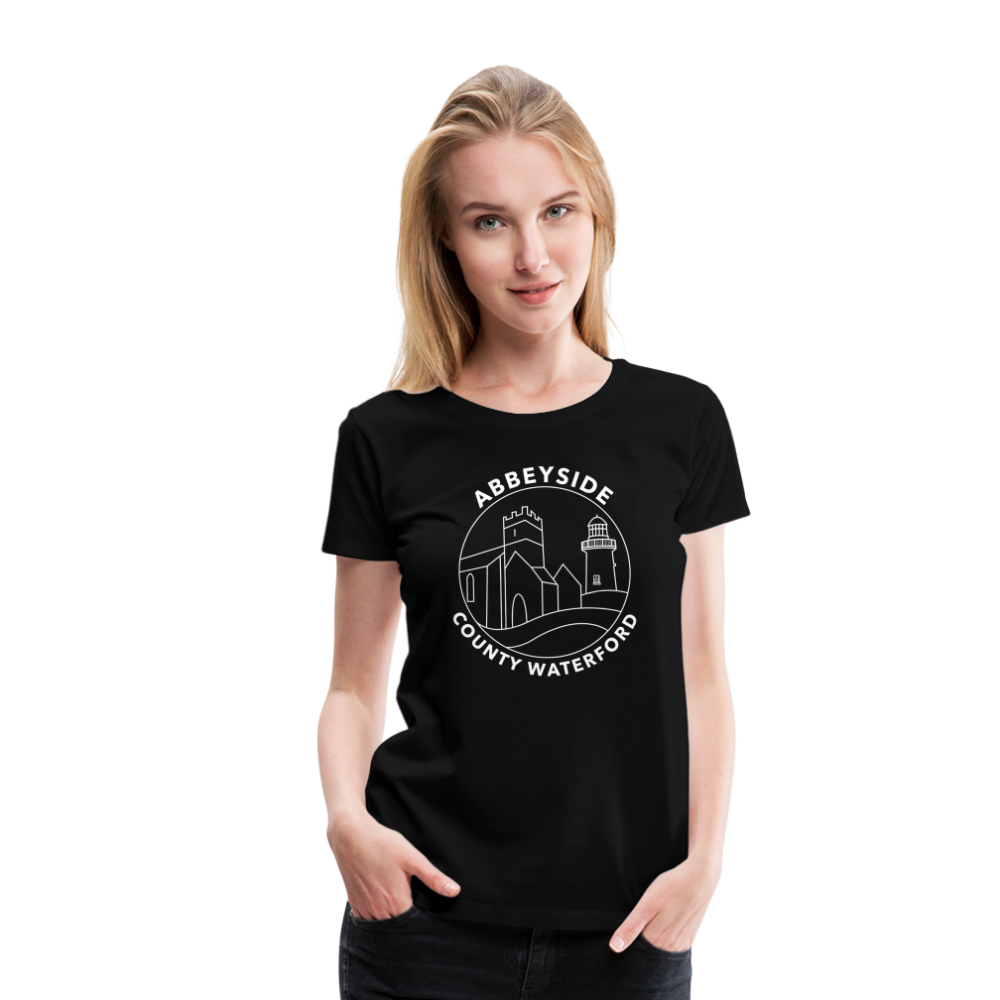 ABBEYSIDE Waterford Women’s Premium T-Shirt - black