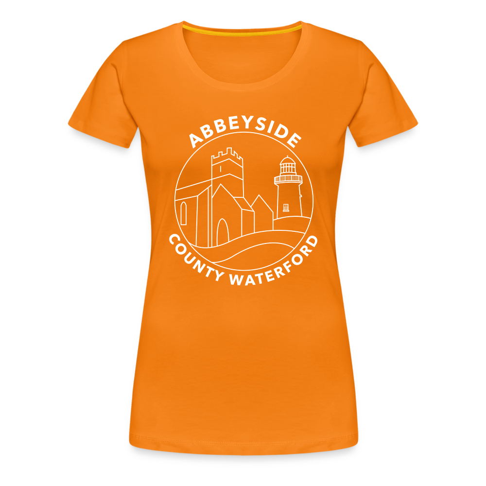 ABBEYSIDE Waterford Women’s Premium T-Shirt - orange
