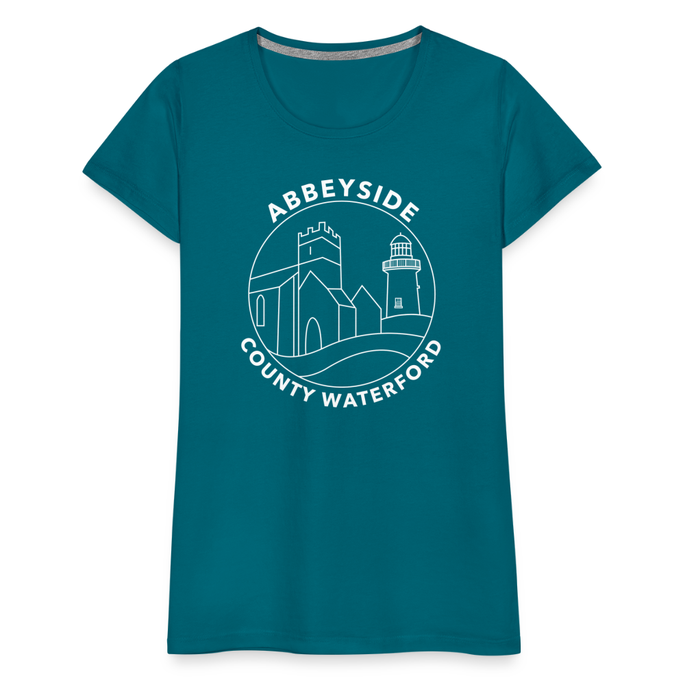 ABBEYSIDE Waterford Women’s Premium T-Shirt - diva blue