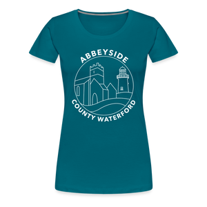 ABBEYSIDE Waterford Women’s Premium T-Shirt - diva blue