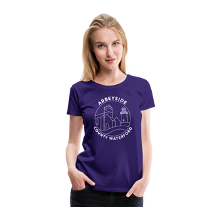 ABBEYSIDE Waterford Women’s Premium T-Shirt - purple
