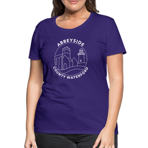 ABBEYSIDE Waterford Women’s Premium T-Shirt - purple