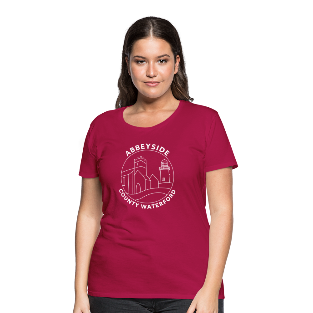 ABBEYSIDE Waterford Women’s Premium T-Shirt - dark pink