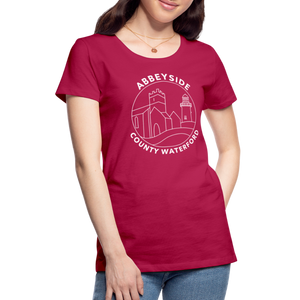 ABBEYSIDE Waterford Women’s Premium T-Shirt - dark pink