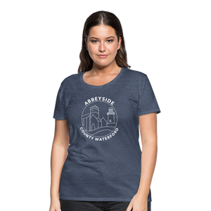 ABBEYSIDE Waterford Women’s Premium T-Shirt - heather blue