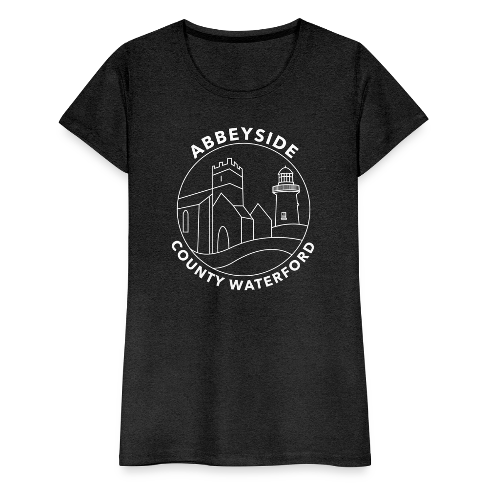 ABBEYSIDE Waterford Women’s Premium T-Shirt - charcoal grey