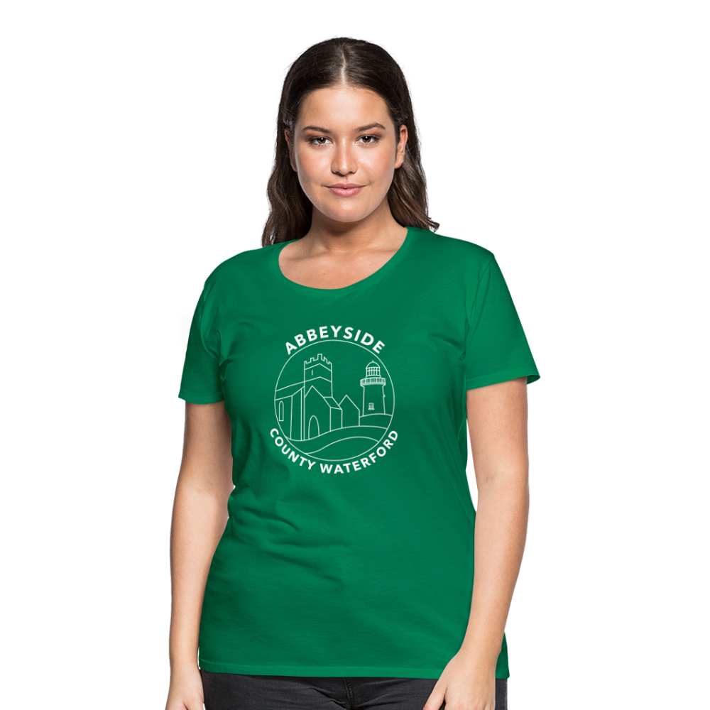 ABBEYSIDE Waterford Women’s Premium T-Shirt - kelly green