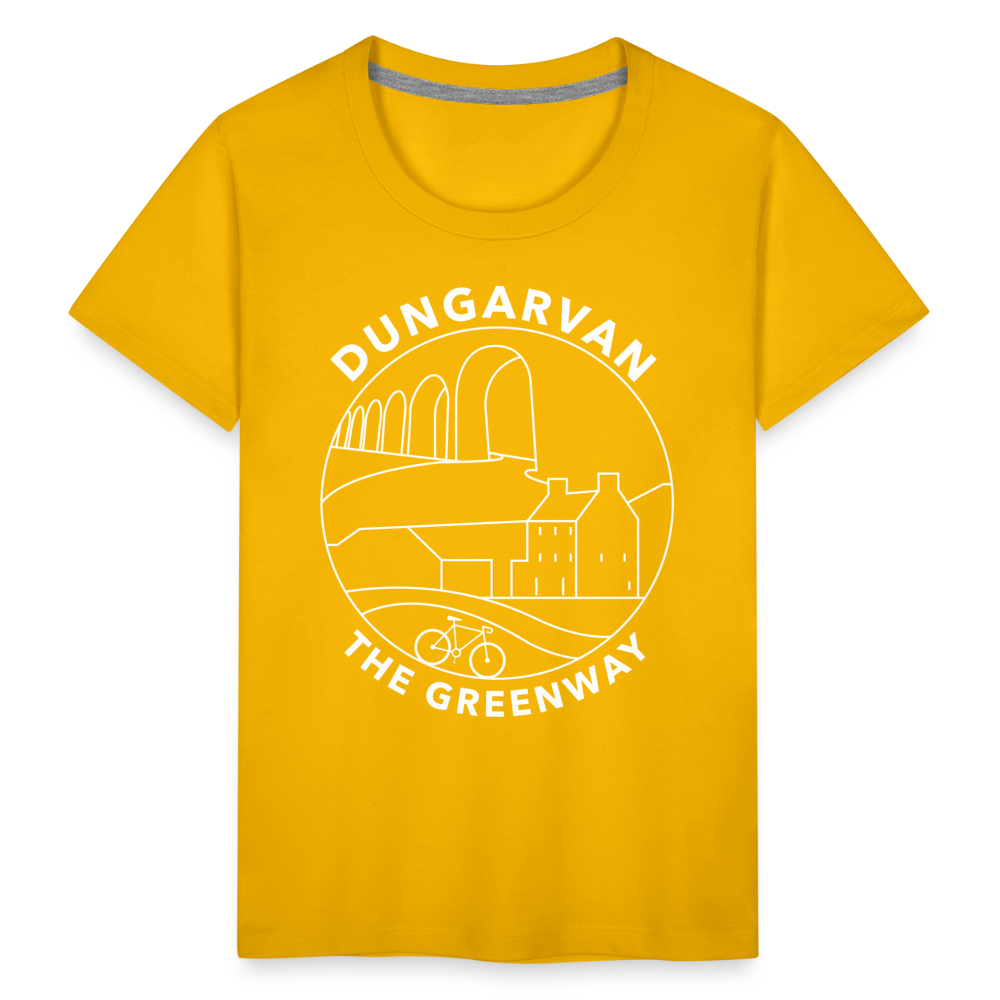 DUNGARVAN - The Greenway Kids' Unique T-Shirt - sun yellow