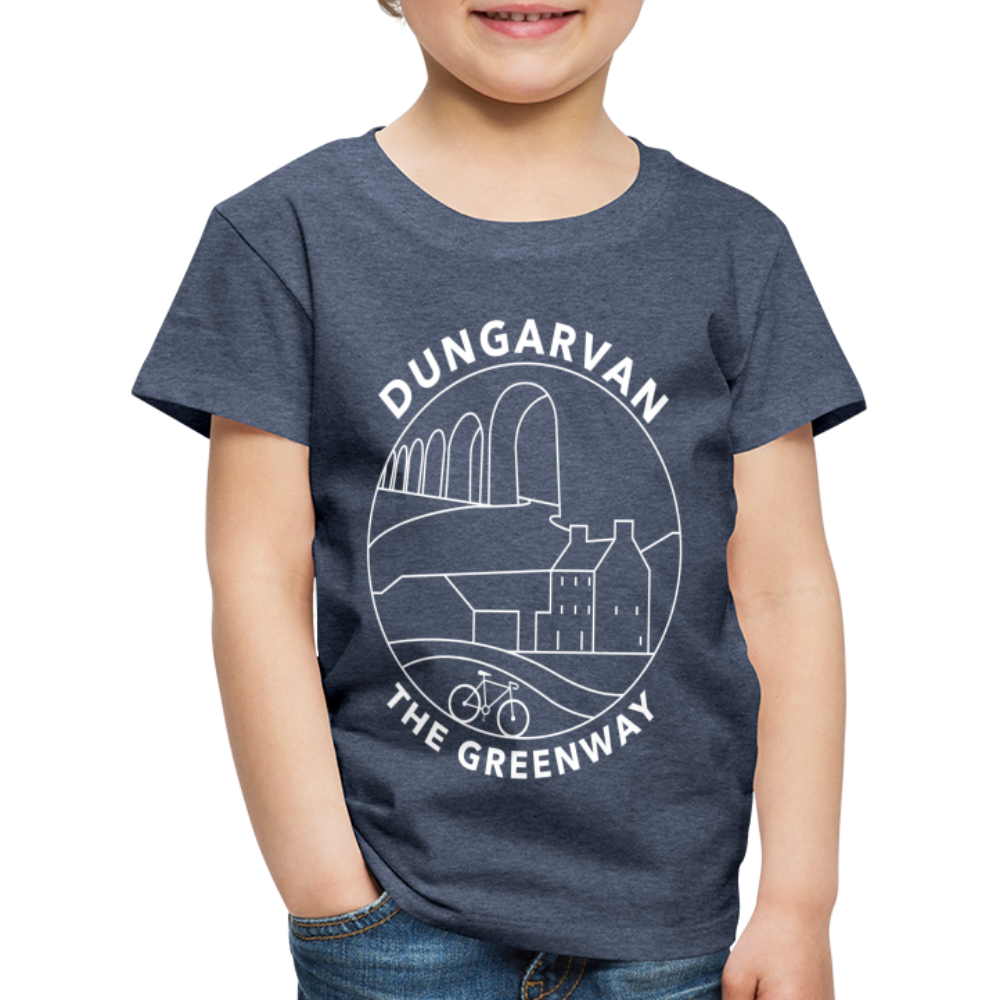 DUNGARVAN - The Greenway Kids' Unique T-Shirt - heather blue