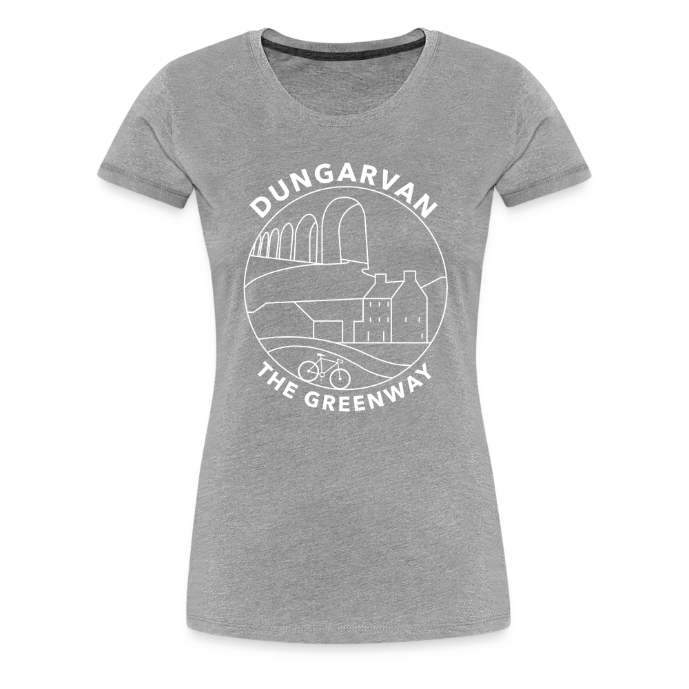 Dungarvan - The Greenway Women’s Premium T-Shirt - heather grey