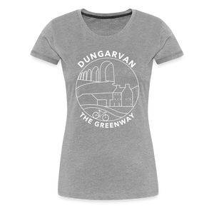 Dungarvan - The Greenway Women’s Premium T-Shirt - heather grey