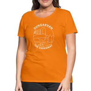 Dungarvan - The Greenway Women’s Premium T-Shirt - orange