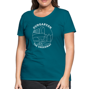 Dungarvan - The Greenway Women’s Premium T-Shirt - diva blue