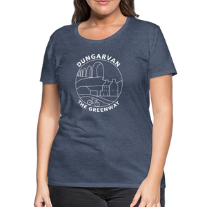 Dungarvan - The Greenway Women’s Premium T-Shirt - heather blue