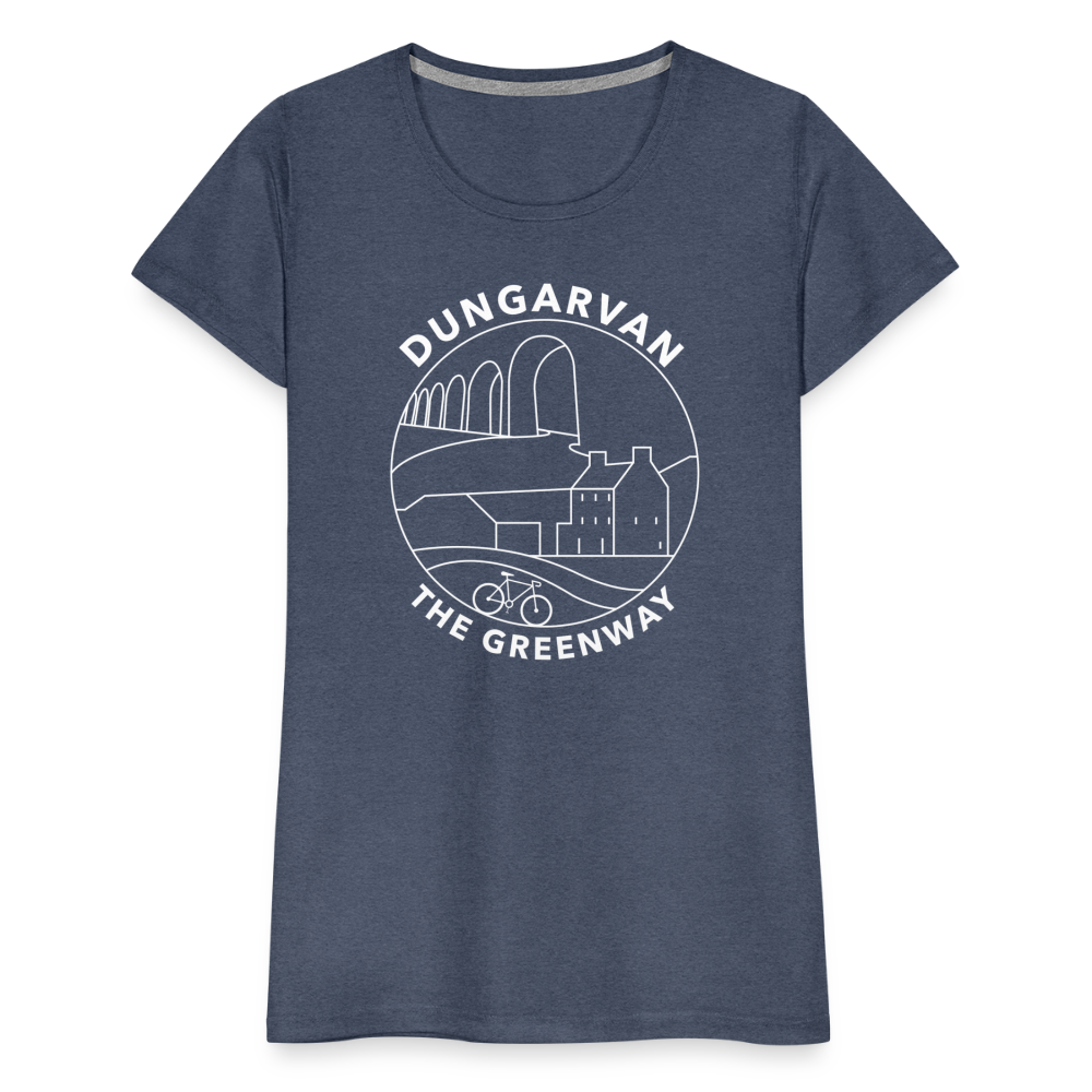 Dungarvan - The Greenway Women’s Premium T-Shirt - heather blue