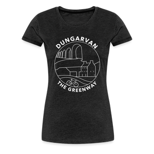 Dungarvan - The Greenway Women’s Premium T-Shirt - charcoal grey