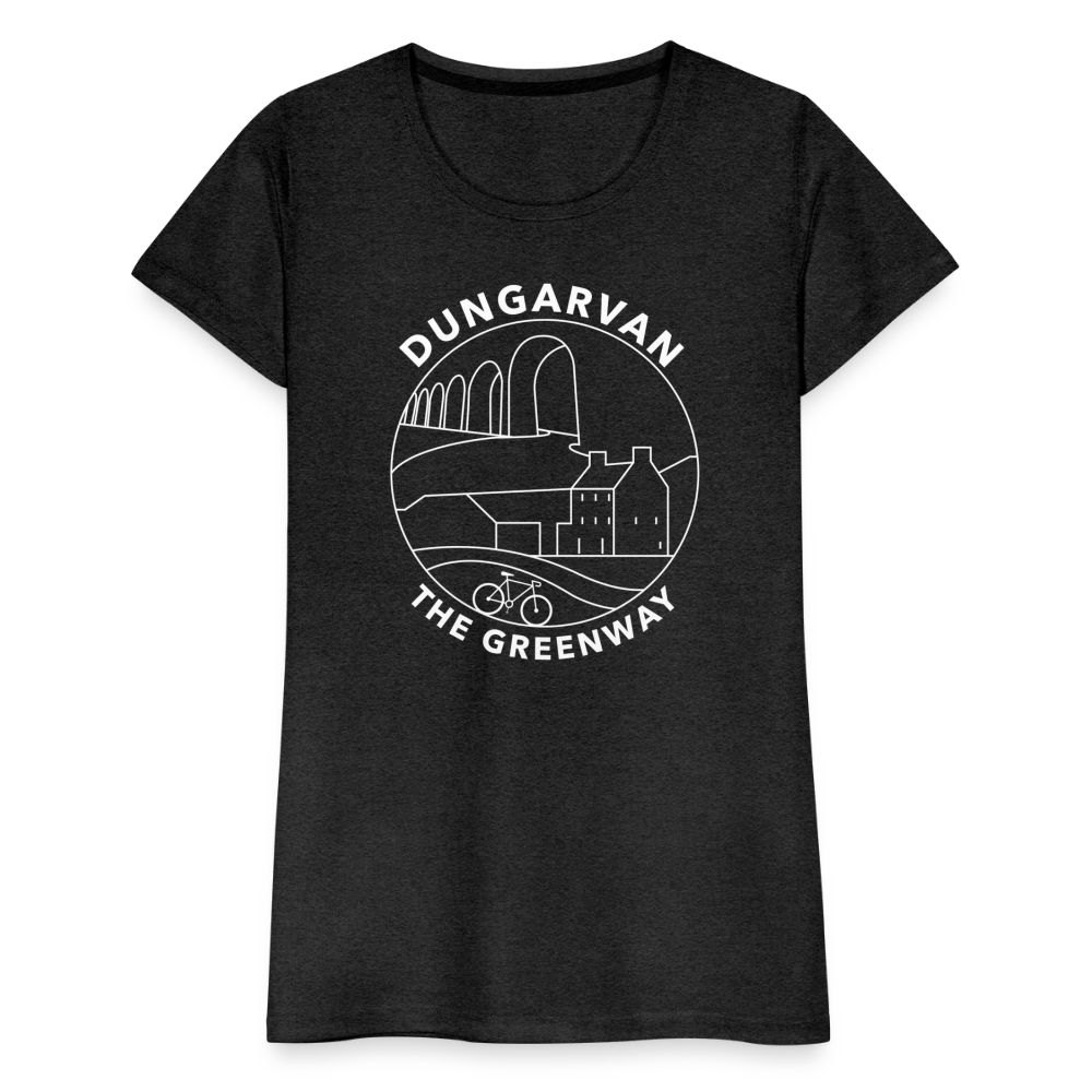 Dungarvan - The Greenway Women’s Premium T-Shirt - charcoal grey
