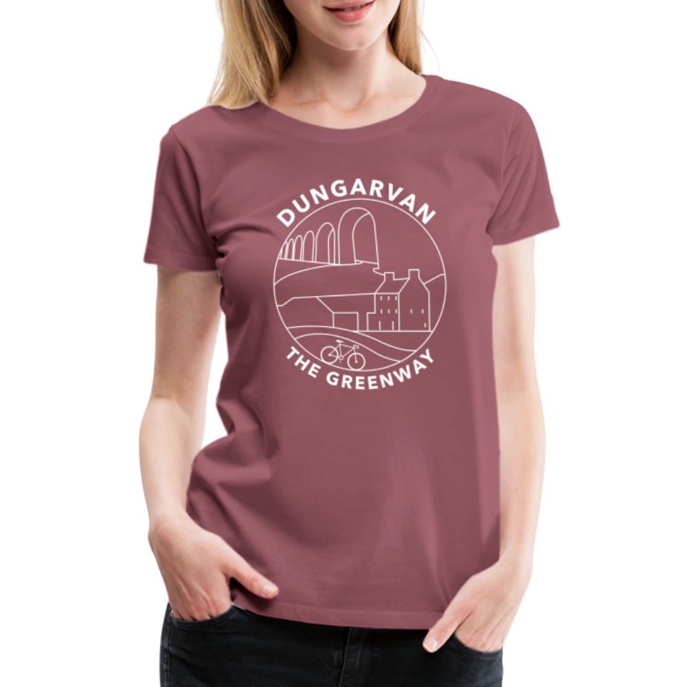 Dungarvan - The Greenway Women’s Premium T-Shirt - mauve