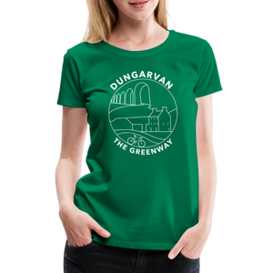 Dungarvan - The Greenway Women’s Premium T-Shirt - kelly green