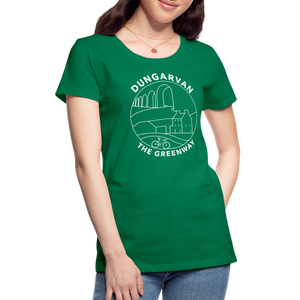 Dungarvan - The Greenway Women’s Premium T-Shirt - kelly green
