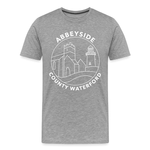 Mens ABBEYSIDE Waterford Premium T-Shirt - heather grey