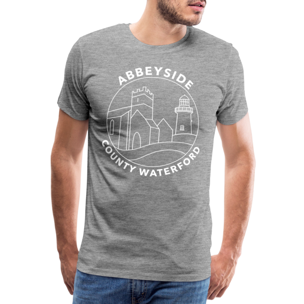 Mens ABBEYSIDE Waterford Premium T-Shirt - heather grey