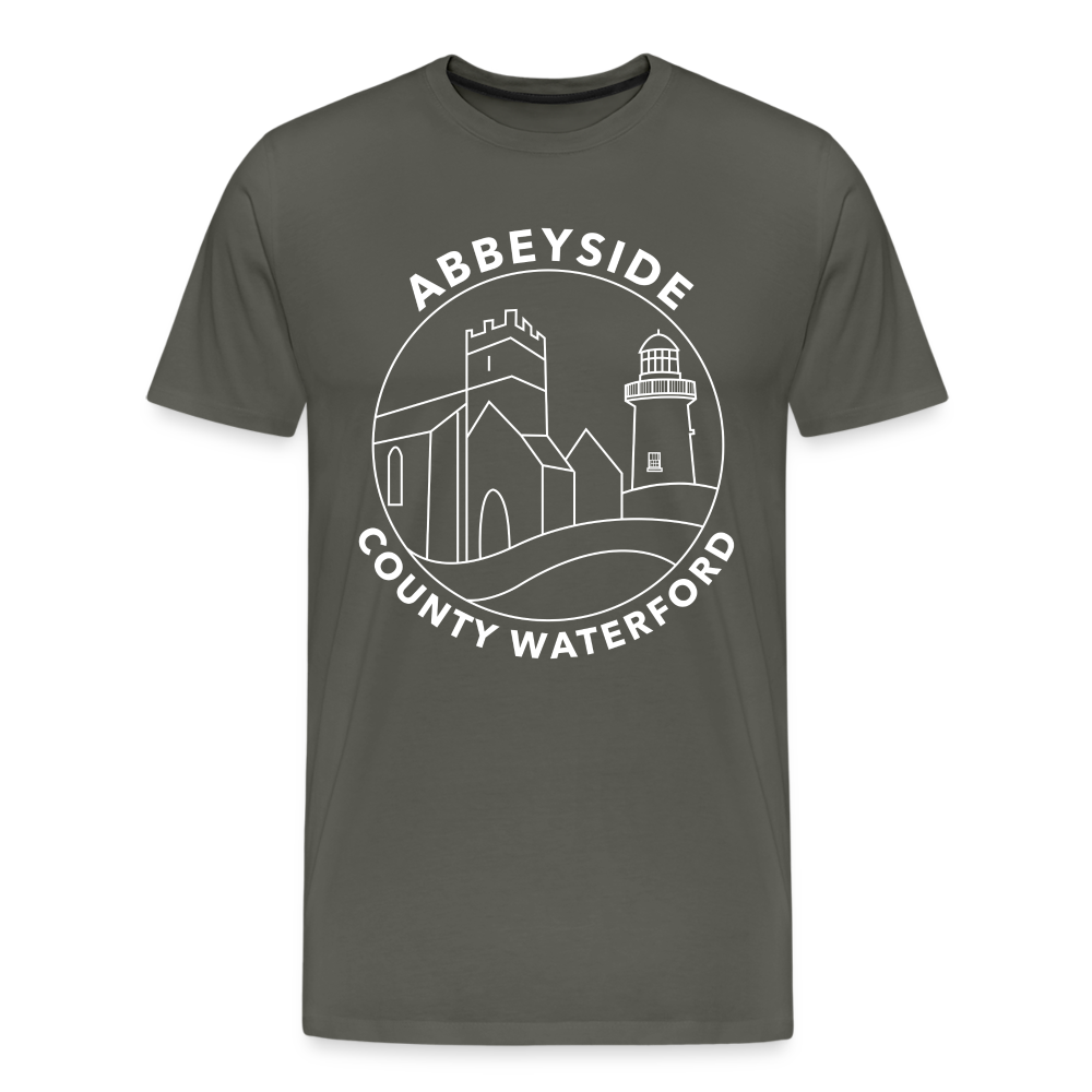 Mens ABBEYSIDE Waterford Premium T-Shirt - asphalt