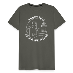 Mens ABBEYSIDE Waterford Premium T-Shirt - asphalt