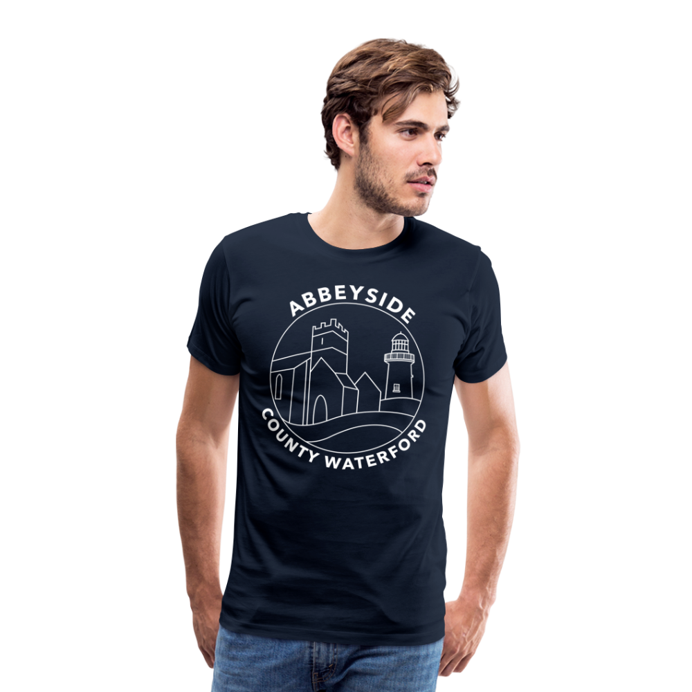 Mens ABBEYSIDE Waterford Premium T-Shirt - navy
