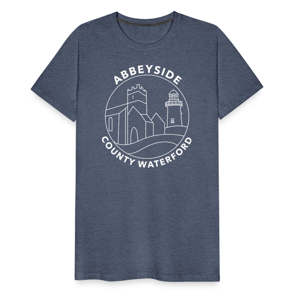 Mens ABBEYSIDE Waterford Premium T-Shirt - heather blue