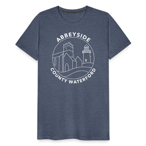 Mens ABBEYSIDE Waterford Premium T-Shirt - heather blue