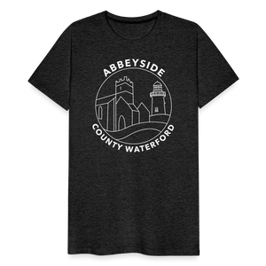 Mens ABBEYSIDE Waterford Premium T-Shirt - charcoal grey
